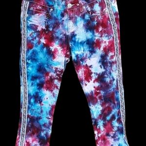 Tiedyed Seven7 Denim Capri